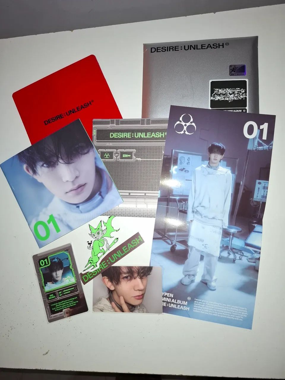 Álbum Enhypen Desire Unleash Engene Heeseung 