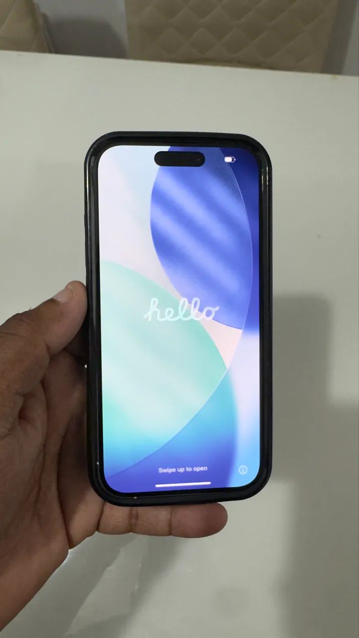 iphone 15 pro 128 GB Branco - Bateria 100%