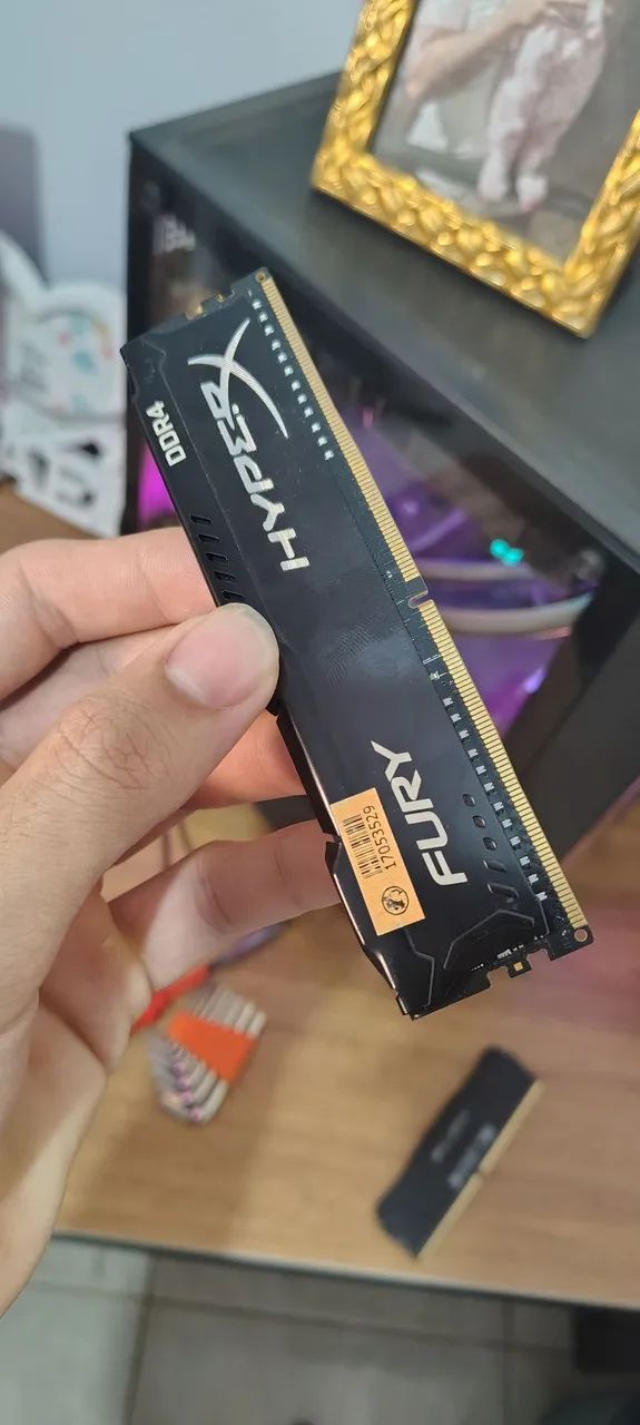 Kit 2 pentes de memória DDR4 12GB - Foto 3