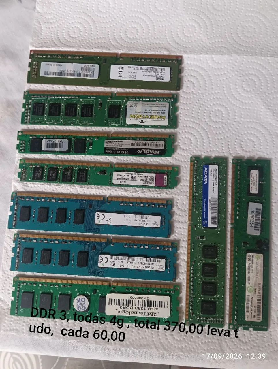DDR 3 , 4 GB 