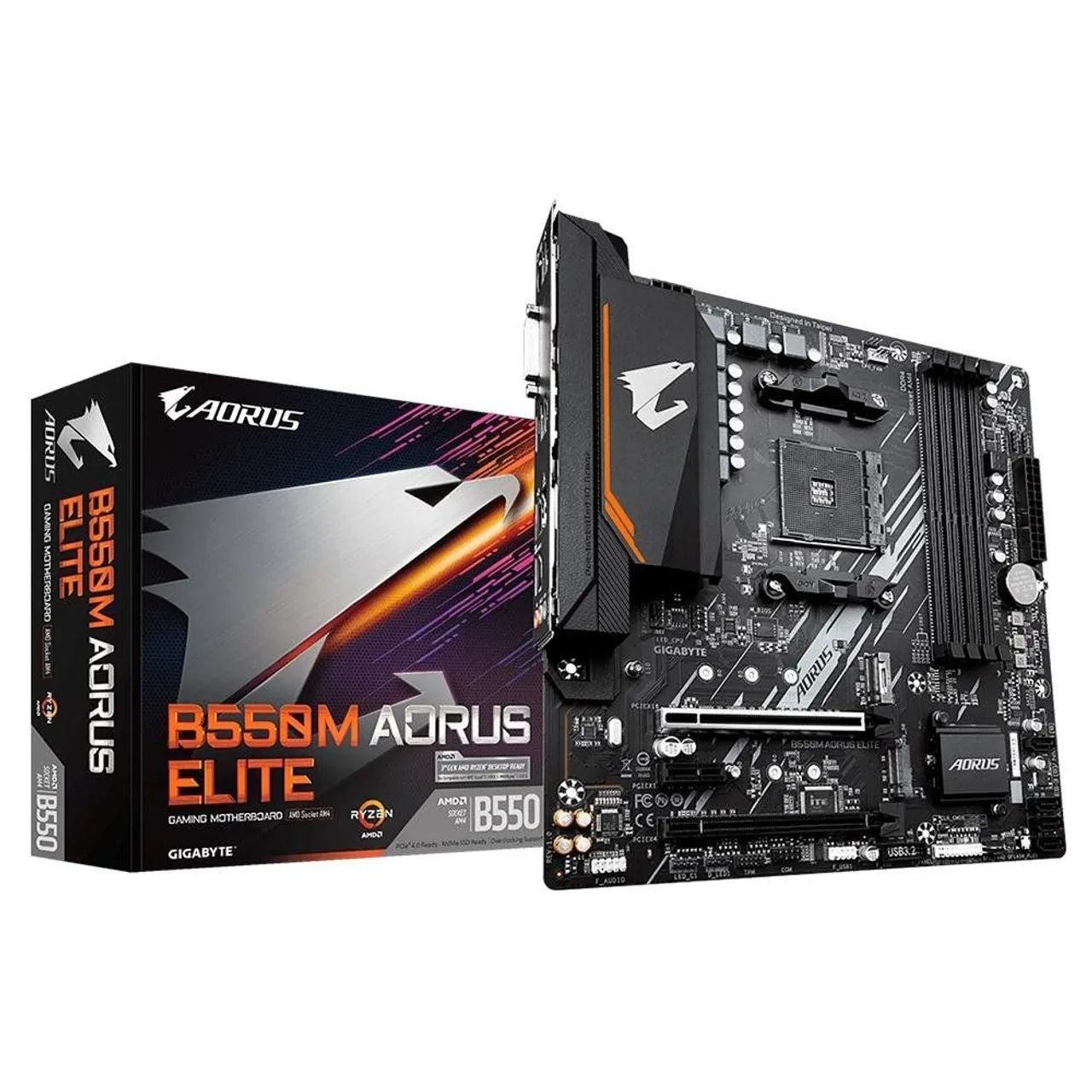 Placa Mãe AORUS ELITE B550 - Foto 5