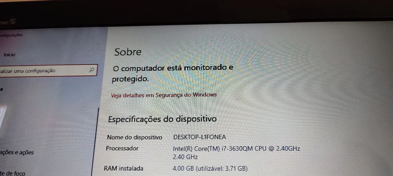 Notebook Samsung I7