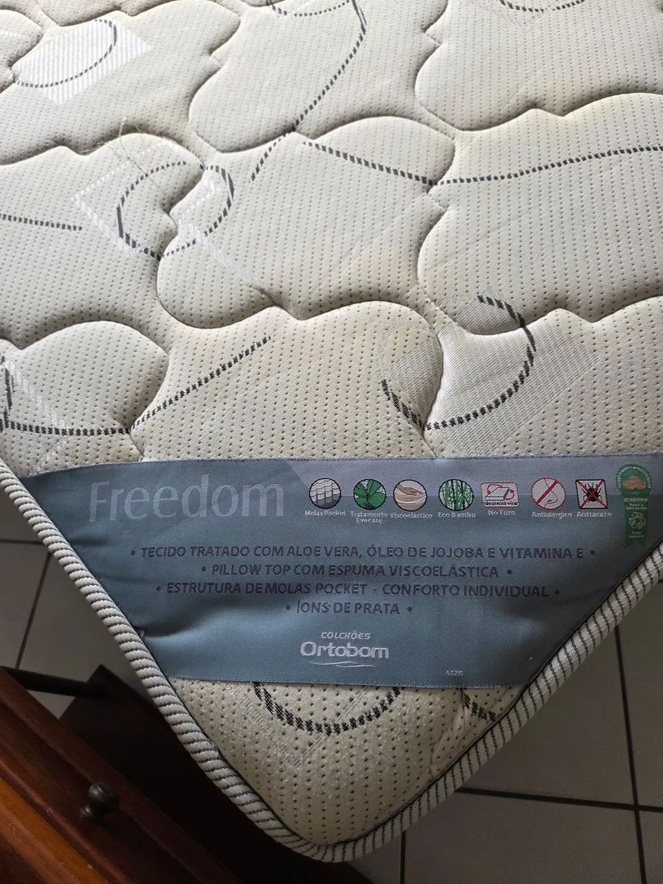 Cama box Queen com colchão  - Foto 5