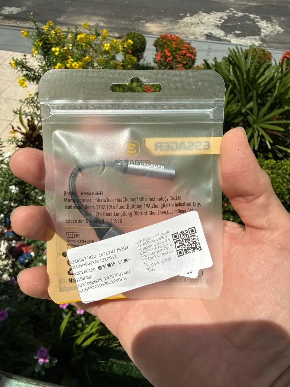 Adaptador Usb-c Para P2 - Essager (com Chip Dac) - Foto 2