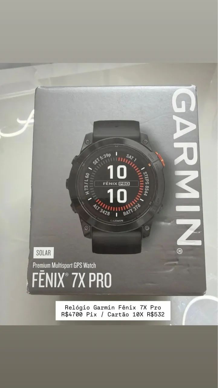 Relógio Garmin Fênix 7X Pro 