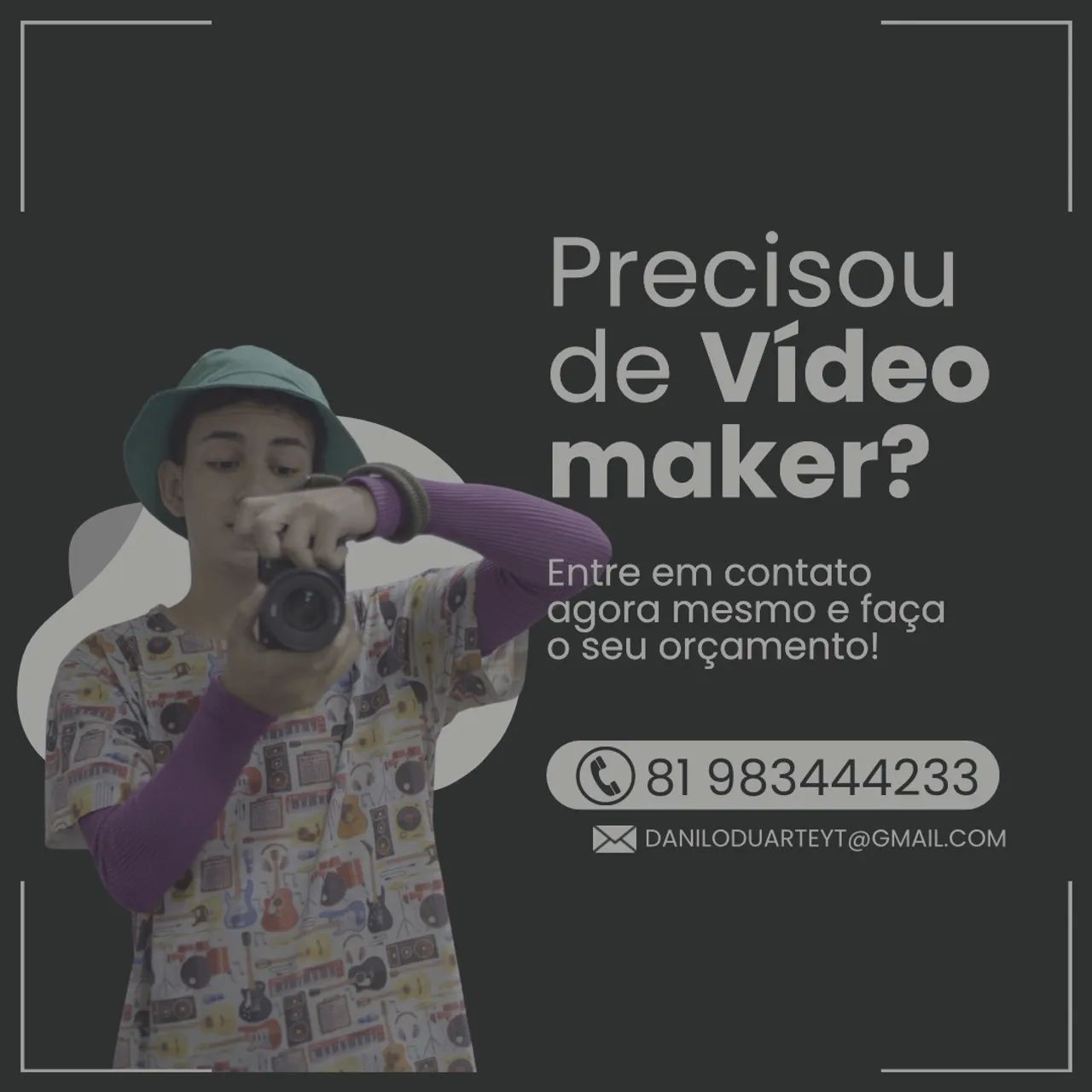 vídeo maker/social mídia 