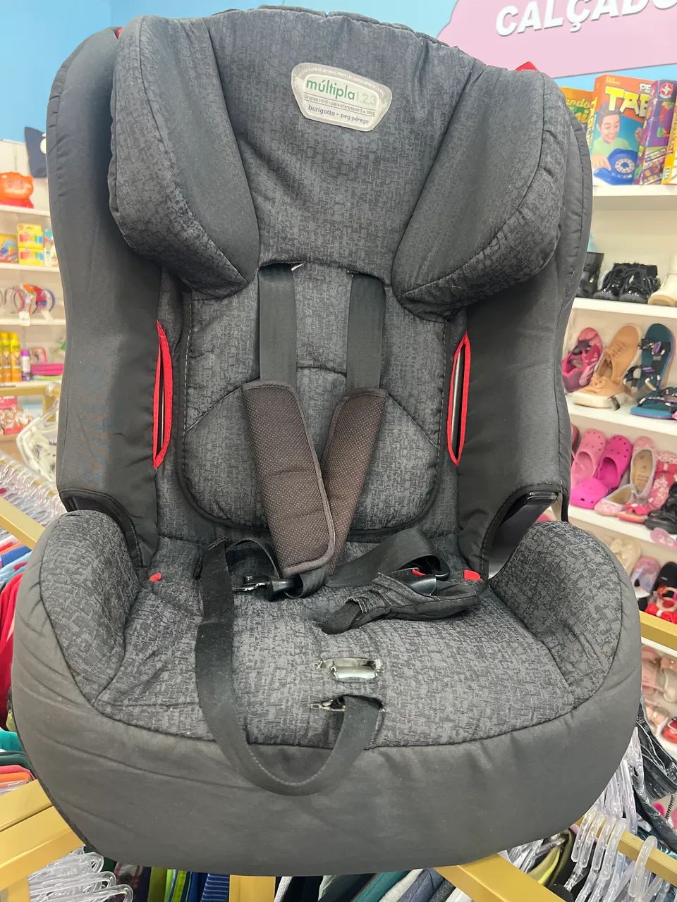 cadeirinha burigotto multipla 123 cinza