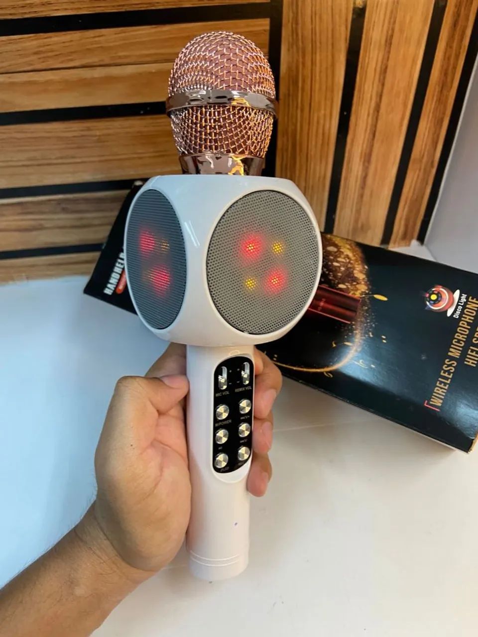 Microfone e Caixa de Som Bluetooth sem Fio - Foto 2