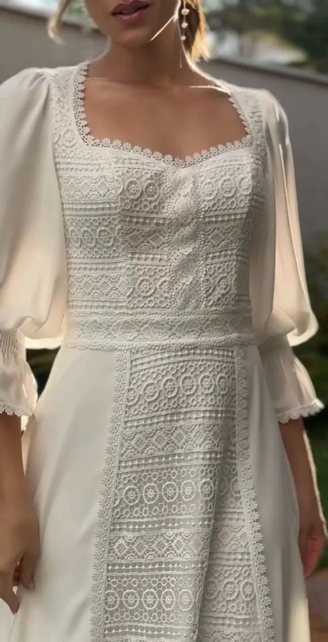 Vestido branco doce maria brand  - Foto 5
