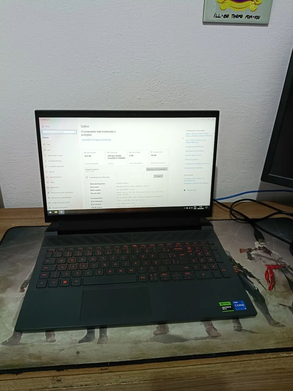 Notebook Intel Core i5 13Ger 32Gb DDR5 RTX 3050 6Gb