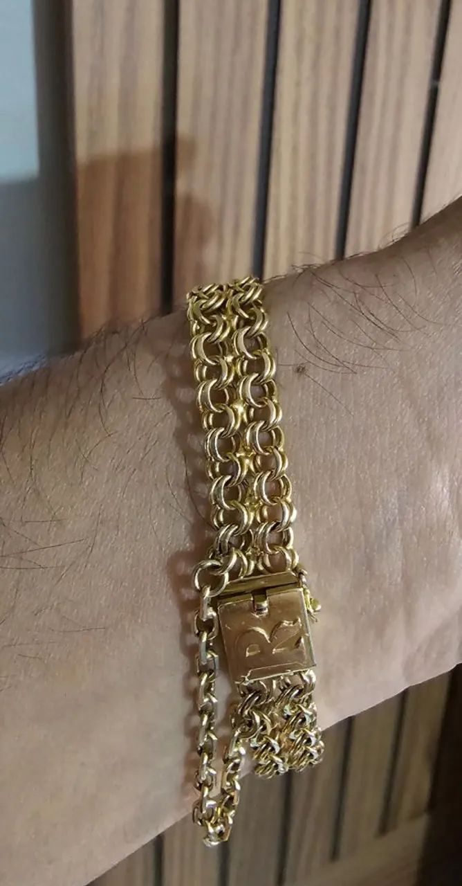 Pulseira de ouro 18k  - Foto 3