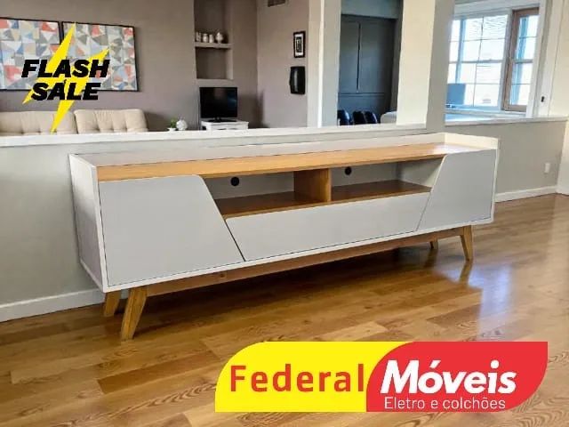 Rack de TV Off White de ATÉ 70" MEGA OFERTA 