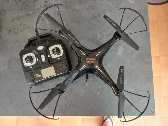 Drone Syma X5SW FPV Wifi + Kit Com 5 Baterias + Acessórios - Foto 3