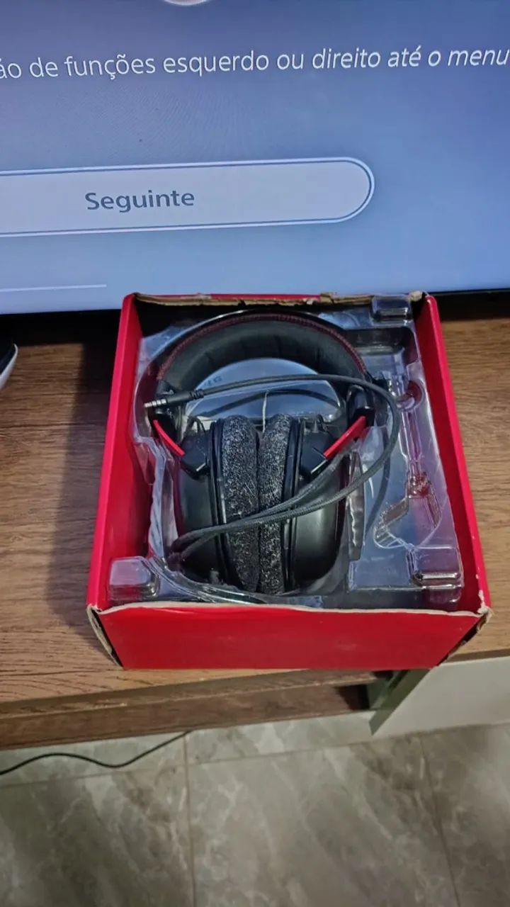  Headset Gamer HyperX Cloud II Original Preto e Vermelho com Microfone - Foto 3