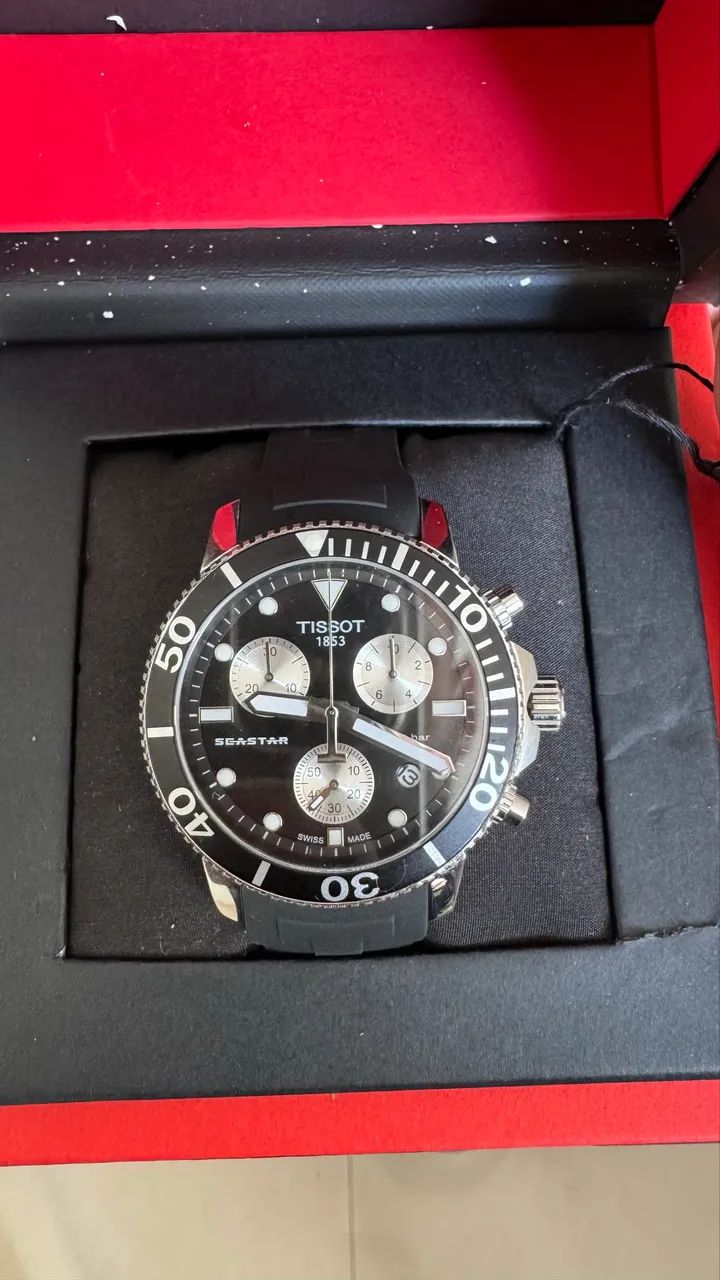 Relógio tissot seastar 1000 chronograph quartz  - Foto 2
