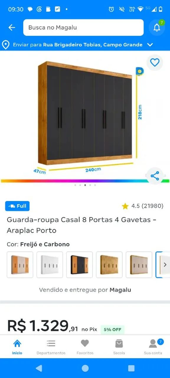 Guarda roupa casal  - Foto 5