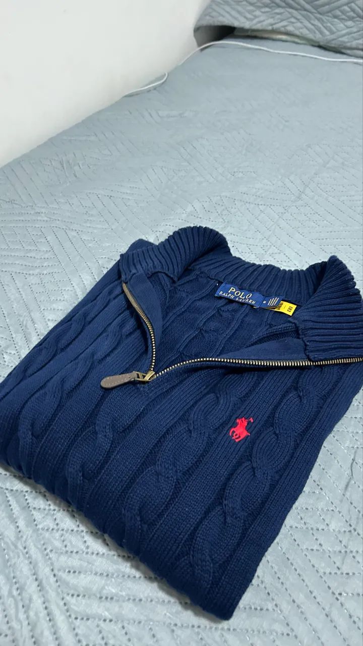Suéter Quarter Zip Ralph Lauren Encomenda