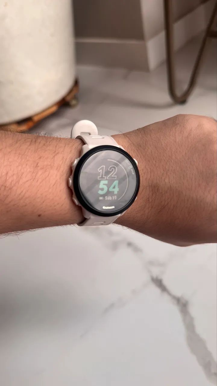 Relógio Garmin Forerunner 55 branco  - Foto 3