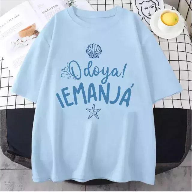 CAMISETA IEMANJA - UMBANDA CANDOMBLE - Foto 4