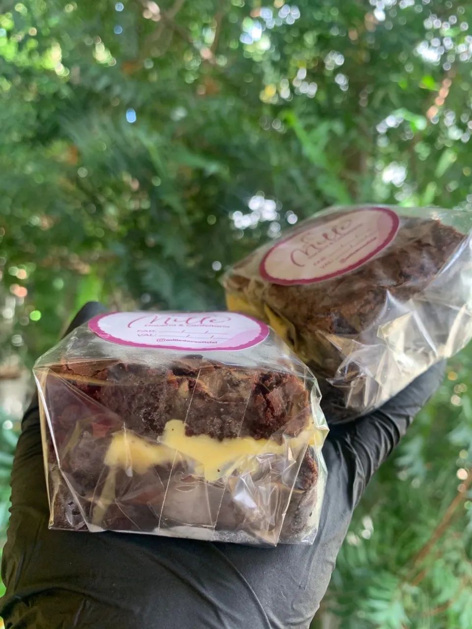 Brownie e Delícia no Copo
