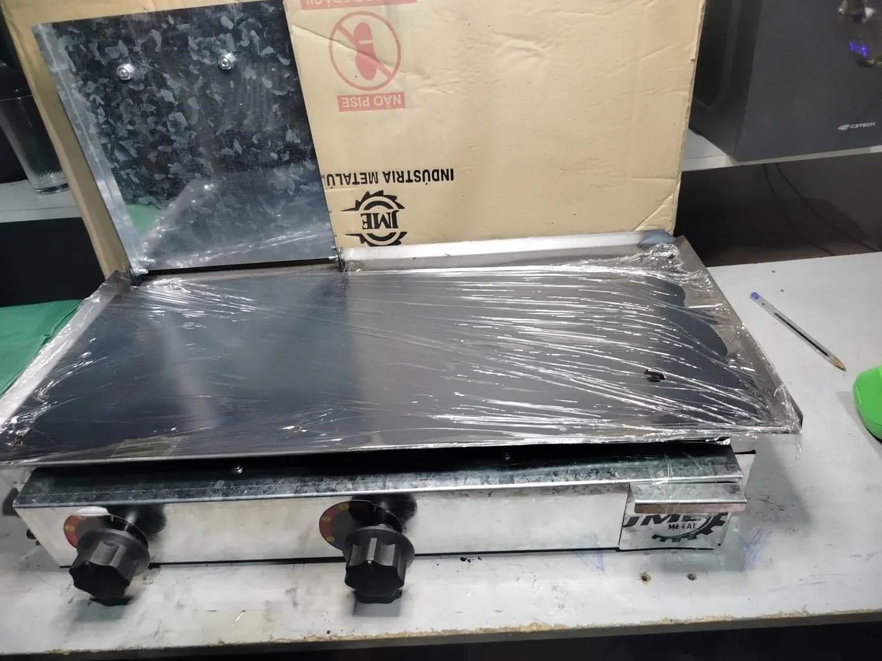 Chapa a gás 60x30  de aço galvanizado  - Foto 3