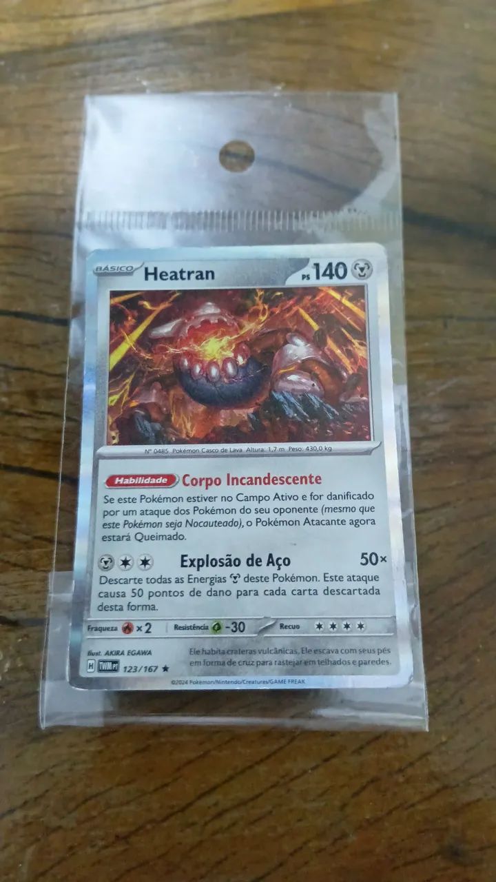 Carta pokemon heatran 
