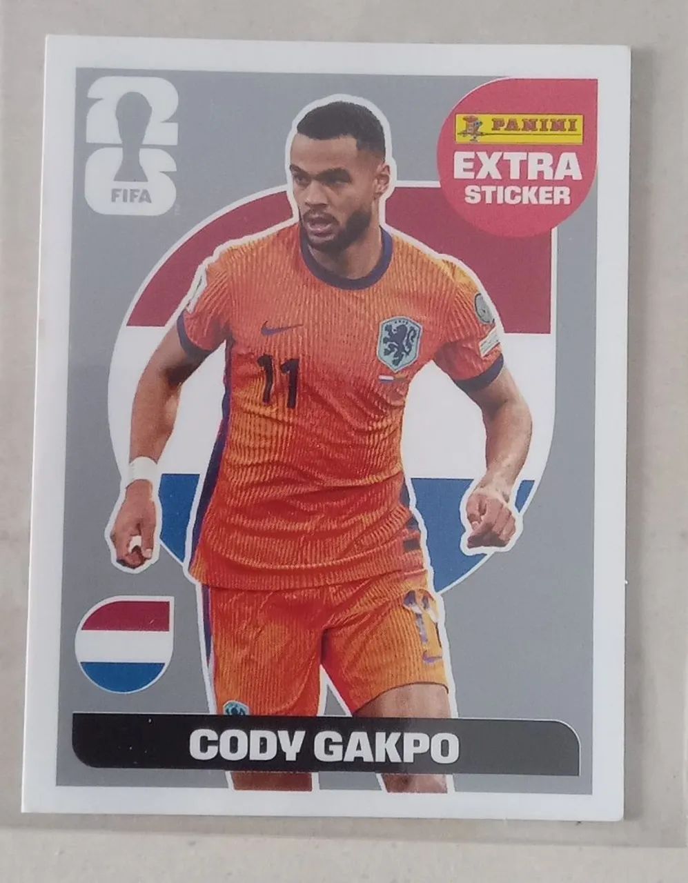 Figurinha Extra Sticker Cody Gakpo