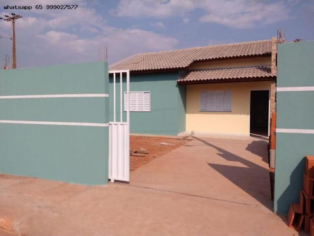Casa para venda em várzea grande, são matheus, 2 dormitórios, 1 banheiro, 2 vagas - Foto 2