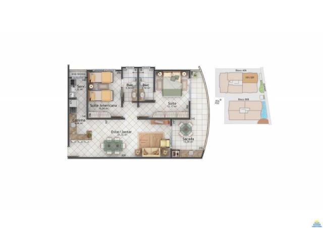 Apartamento à venda com 2 dormitórios em Pantano do sul, Florianopolis cod:14370 - Foto 10