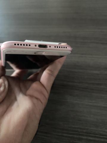 IPhone 7 128 semi novo Rose sem detalhes Parcelo no Cartão - Foto 2