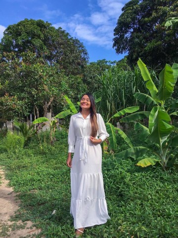 Vestido longo branco - Foto 5