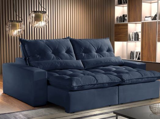 Sala sofá retrátil e reclinavel de 230 cm  - Foto 2