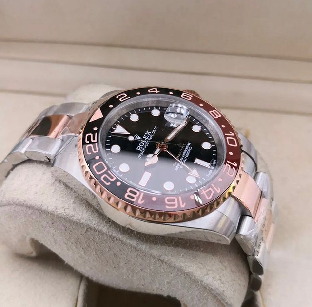 Relógio Rolex GMT Master 2 Rose Gold Novo - Foto 3