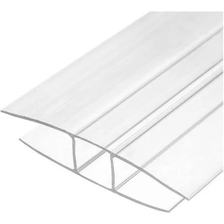 Perfil H em Policarbonato.