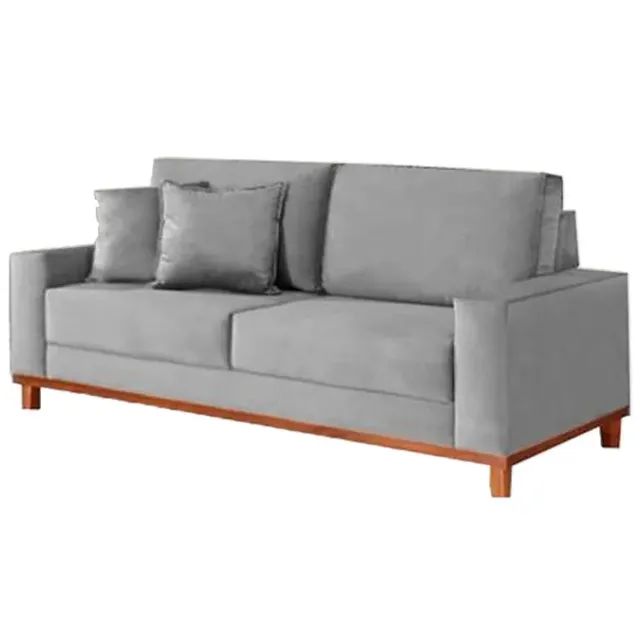 Sofá Grécia em Suede 4 Lugares!! Pr8717m