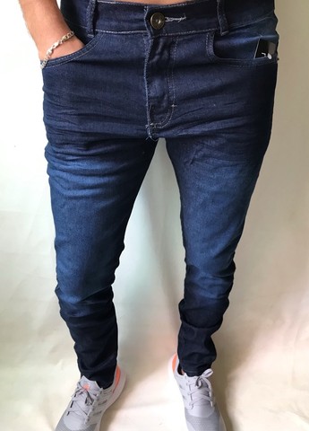 Calça jeans masculina e calça sarja preta com elastano skinny 
