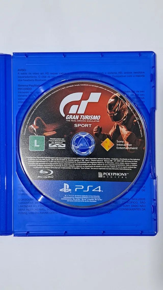 Gran Turismo Sport PS4 - Jogo original mídia física