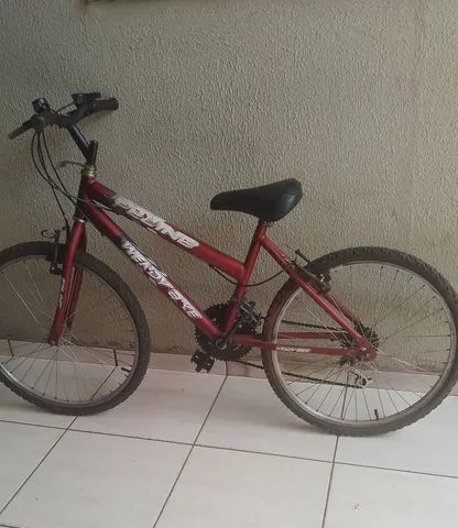 Bicicleta usada aro 24 feminina