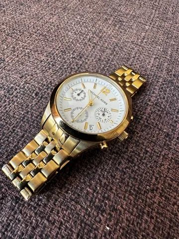 Relógio Michael Kors MK-5192 Dourado: elegância e funcionalidade em um só produto - Foto 2