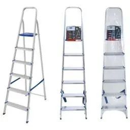 Escada Doméstica De Alumínio 6 Degraus 120kg