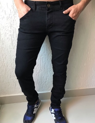 Calça jeans masculina com elastano  - Foto 4
