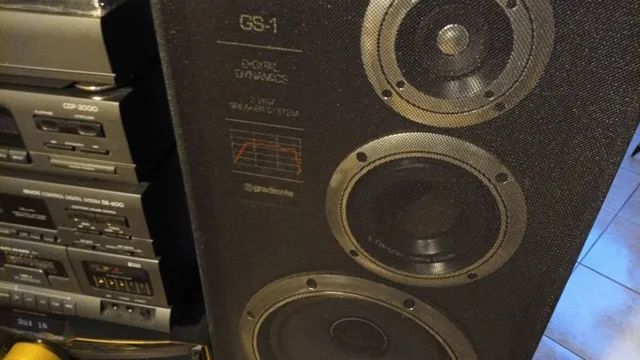 Gradiente DS600 e Philips FX 50X/78 sistema com caixas originais - Foto 3