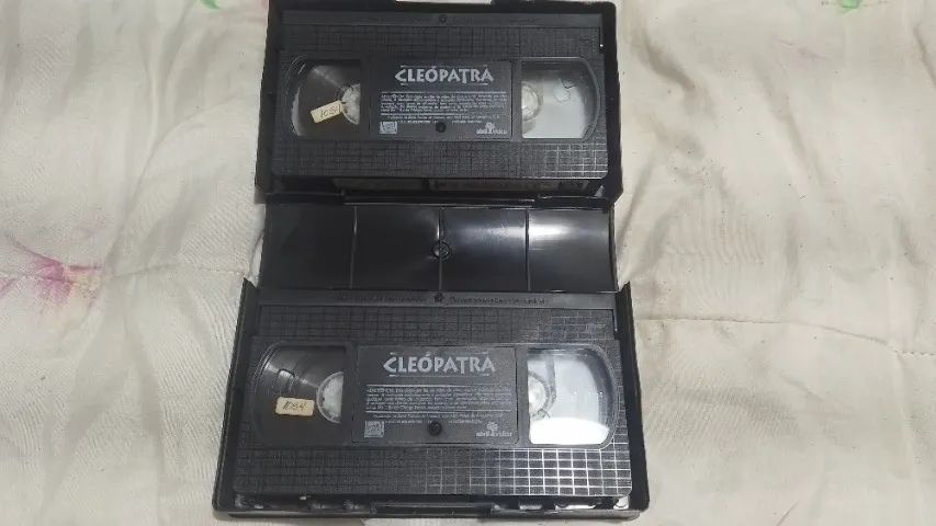 Box Vhs Duplo Filme Cleopatra De 1963 - Foto 2