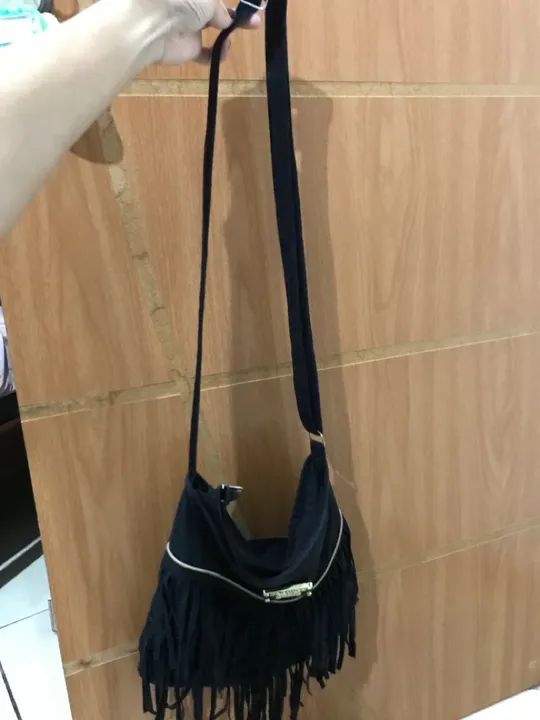 Bolsa de ombro preta - Foto 2