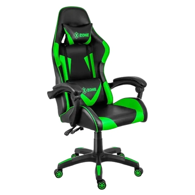 Cadeira Gamer Xzone Cgr01 Preta/verde Reclinável Giratória