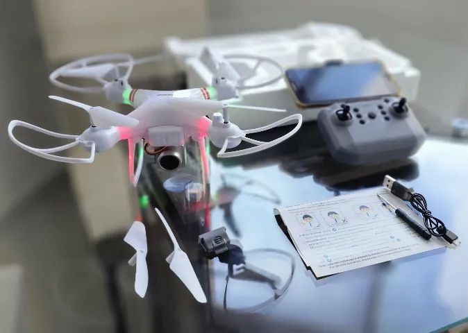 Drone Quadricóptero Com Câmera Em Tempo Real 100% Novo Divertido - Foto 5