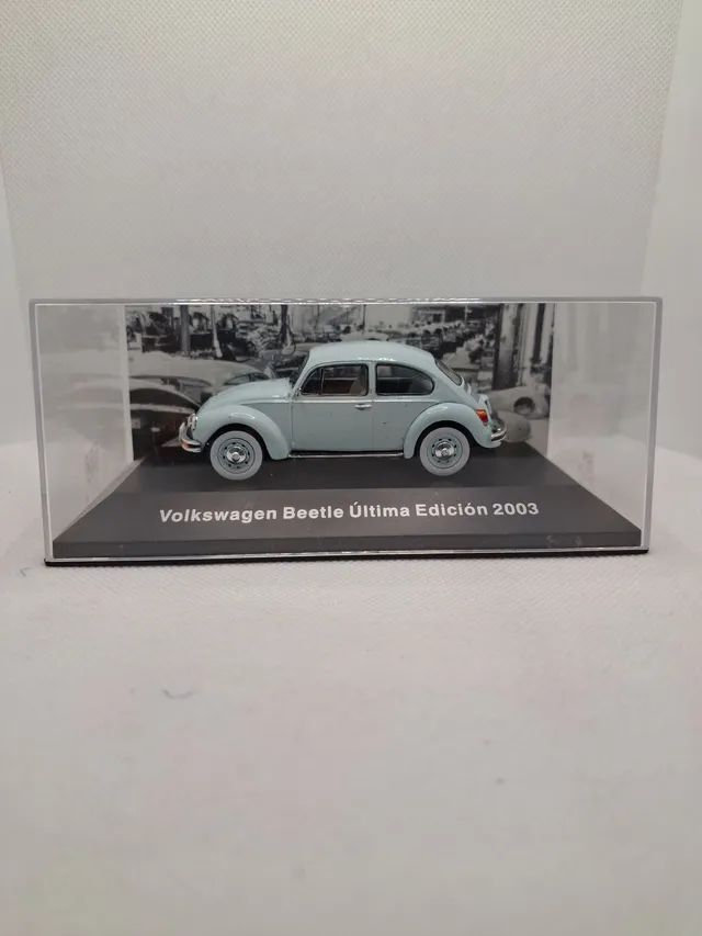 Miniatura Volkswagen Beetle Ultima Edição 2003 - Escala 1/43 - Coleção ...