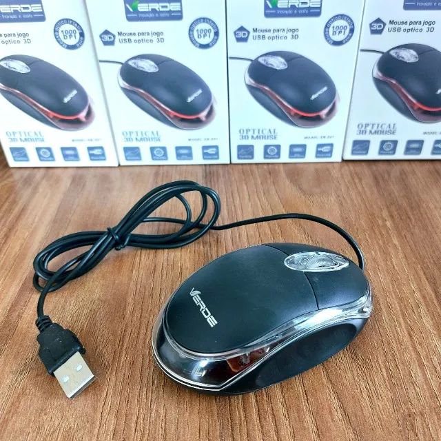 PRONTA ENTREGA | Mouse Óptico USB com Fio 1000 DPI para PC - Foto 5