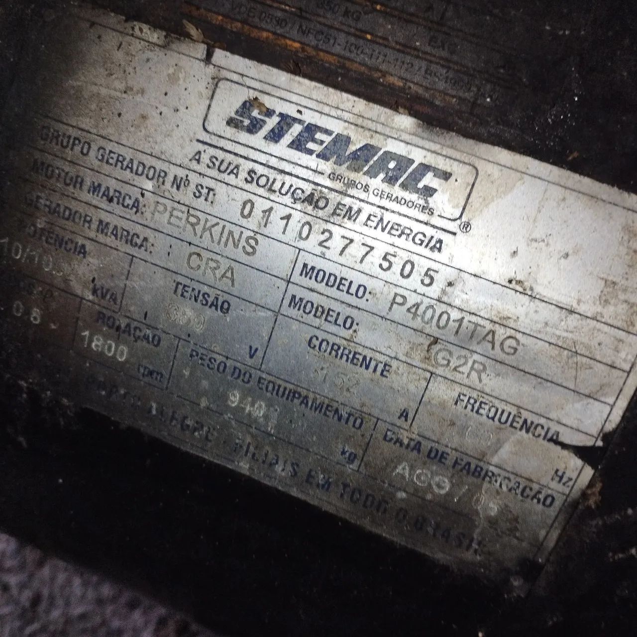 Gerador stemac 115 Kva turbo interculado - Foto 4