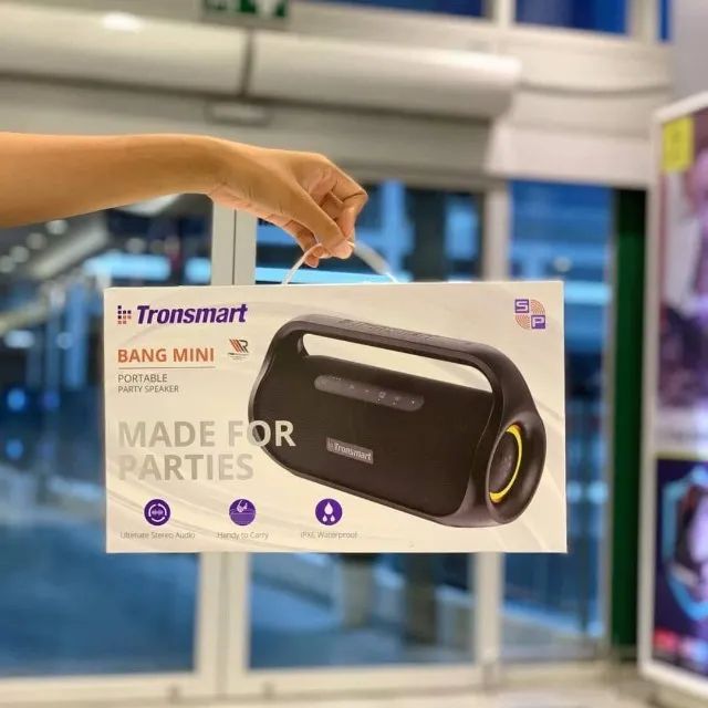 Alto-falante Bluetooth portátil Tronsmart Bang Mini com fio de 50w, cor: cinza, cinza, 110